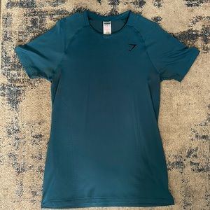 Unisex Gym Shark Turquoise T-shirt (S)